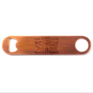 Levi’s Logo Stainless Steel Bottle Opener Copper nwt